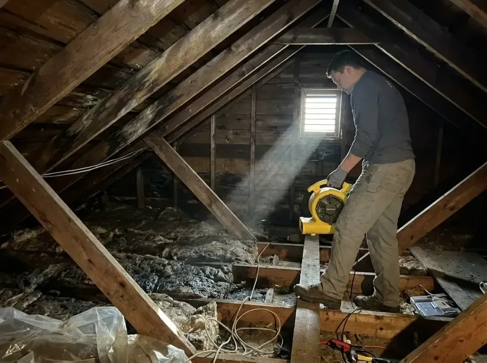 attic-water-damage-drying-proc-007 — frequently asked questions, Emergency Water Extraction & 24/7 Flood Response in Harbour…